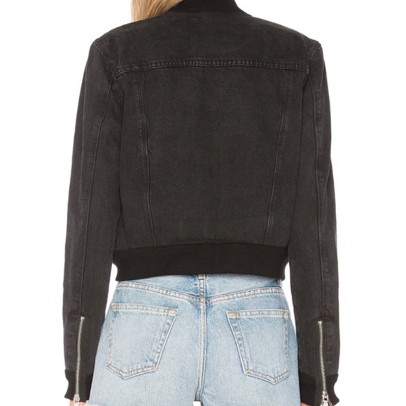 J Brand Harlow Bomber Jacket in Double Cross - Picture 2 of 8